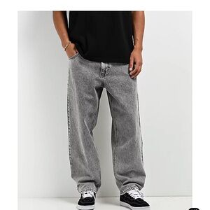 Empyre Ultra Loose Fit Scramble Grey Skate Jeans